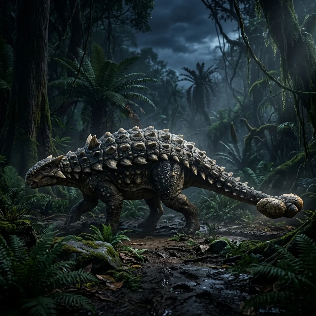 ANKYLOSAURUS - Cretácico Tardío
