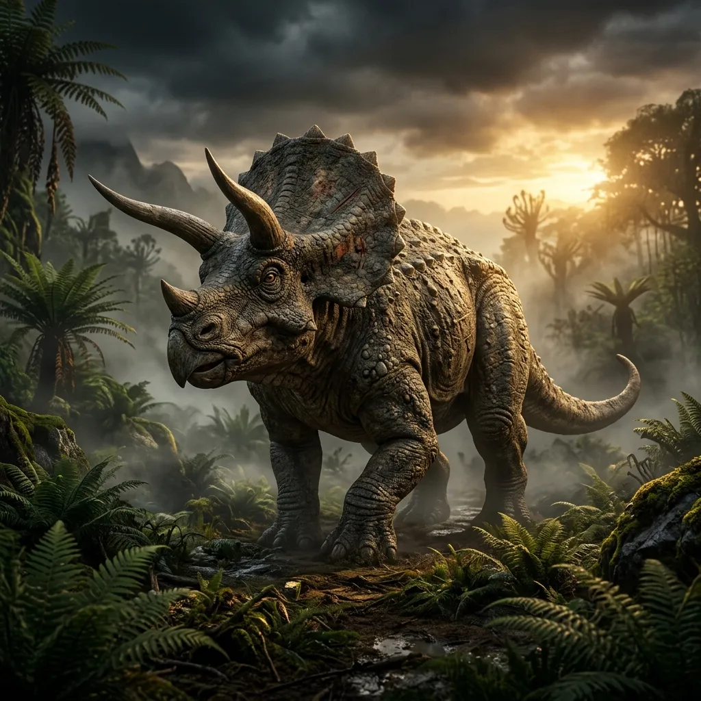 TRICERATOPS - Cretácico Tardío